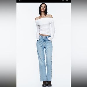 ZARA Jeans! High rise 1975 Straight leg Jeans